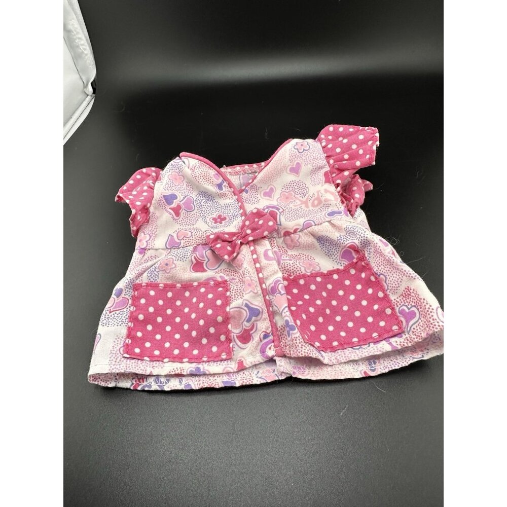 Vtg 1990 Hasbro Cabbage‎ Patch Kids Pretty Crimp N Curl Dress Shirt Pink